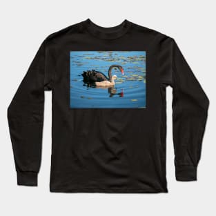Black Swan and Cygnet Long Sleeve T-Shirt